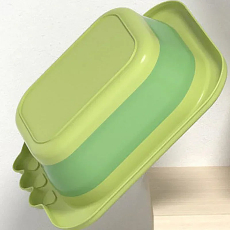 Foldable Washbasin Baby Folding Bath Tub Plastic Folding Basin Bathtub Portable Children Washing Face Foot Shower Thicken Tubs