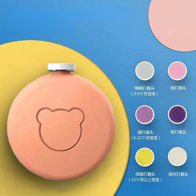 Baby Electric Nail Trimmer Kid Nail Polisher Tool Baby Care Kit Manicure Set Easy To Trim Nail Filer Clippers Cutter For Newborn