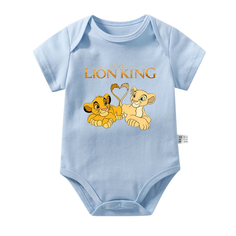 The Lion King Simba Print Infant Bodysuit Cotton