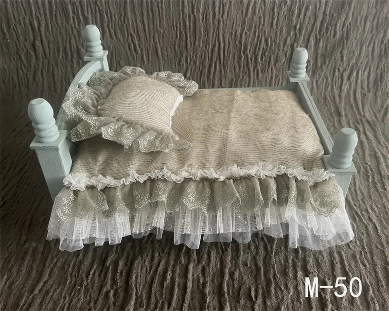 Newborn Photography Props Lace Retro Baby Mattress