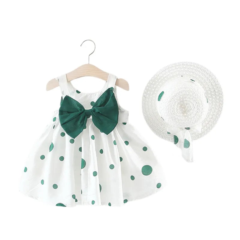Big Bow Baby Girl Lovely Summer Dress