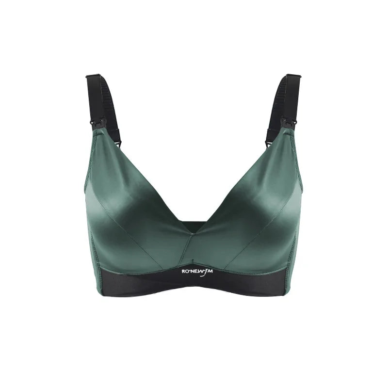 Thin Cotton Nursing Bra Wirefree Breastfeeding