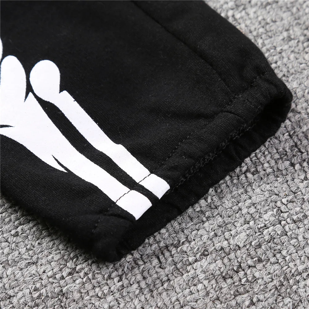 Baby Boy Clothes Funny Skeleton Halloween Costume Long Sleeve Clothes