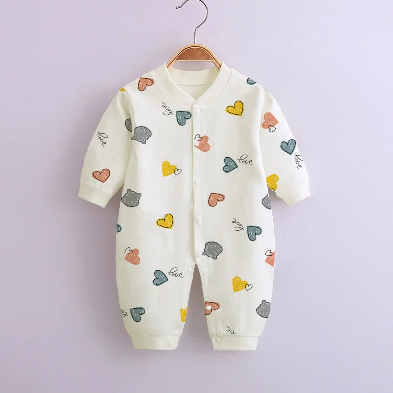 Baby Set 0-24M Neonatal Cartoon Breathable Bodysuit