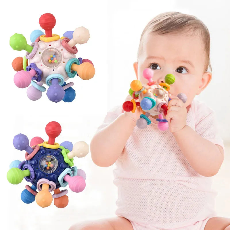 Baby Toys 0 12 Months Rotating Rattle Ball
