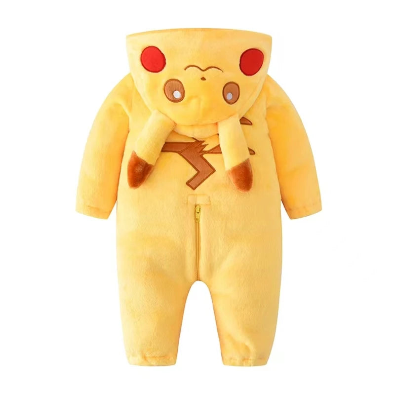 Kawaii Pokemon Pikachu Autumn Yellow Customes