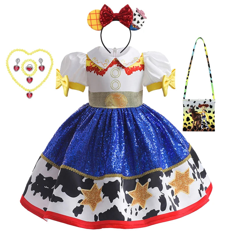 Disney Carnival Cosplay Toy Story Jessie Rapunzel Snow White Costume