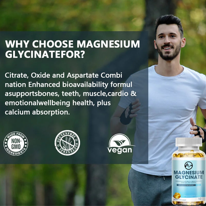 High Bioavailability Magnesium for Sleep&Bone Muscle Health