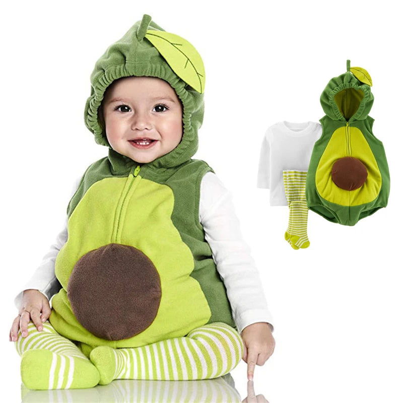 Halloween Kigurumis Strawberry Baby Custome Sets