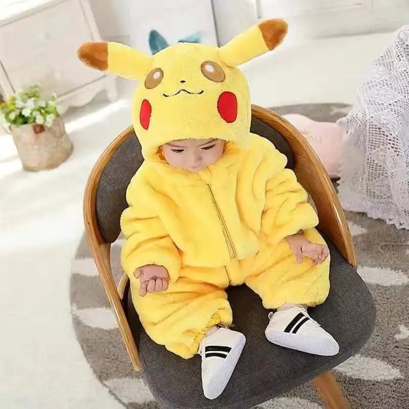 Kawaii Pokemon Pikachu Autumn Yellow Customes