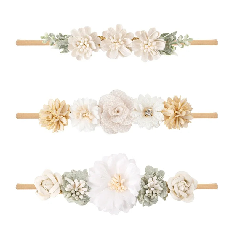 Baby Flower Headwear Soft Elastic
