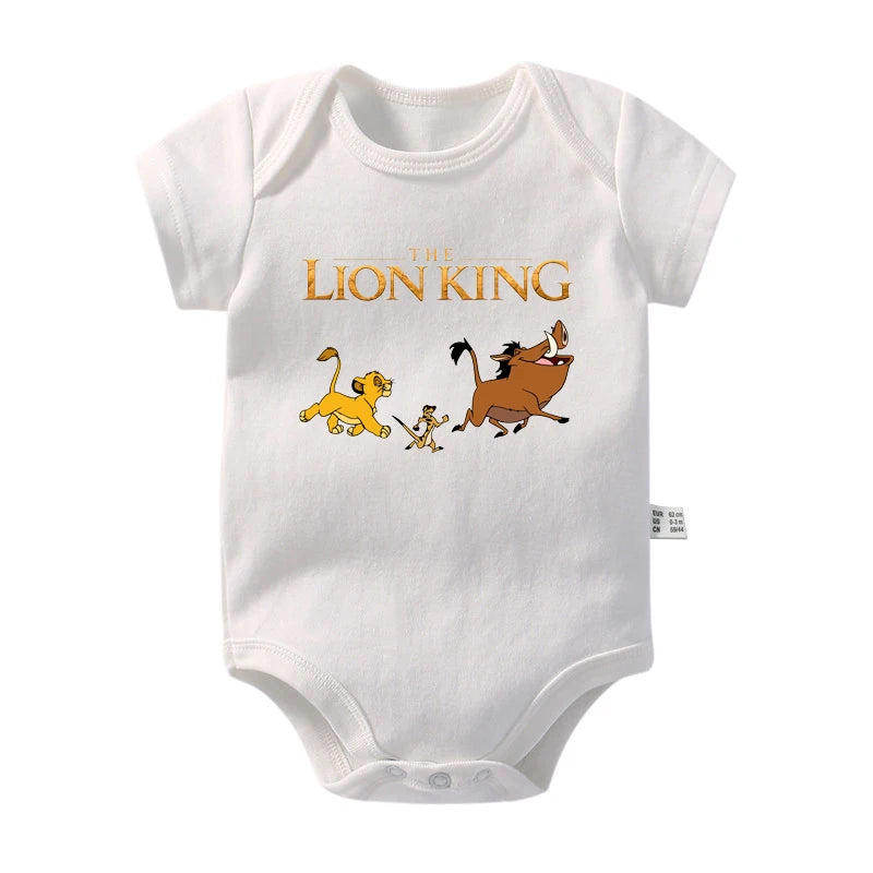 The Lion King Simba Print Infant Bodysuit Cotton