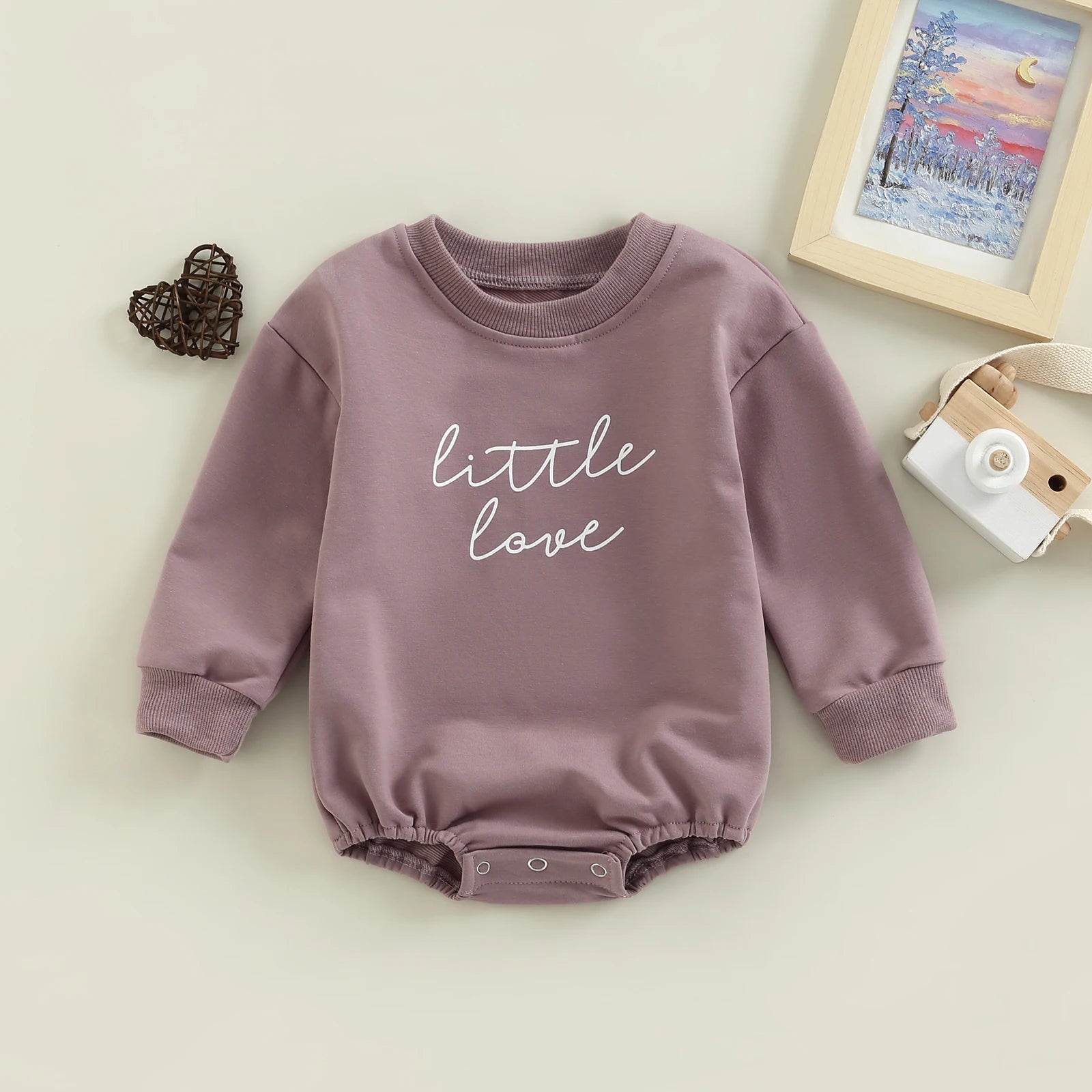 Newborn Infant Baby Girl Boy Autumn Bodysuit