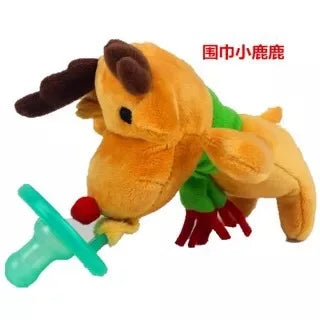 Baby Pacifier Silicone Cute Cartoon Animals Shape Pacifier Detachable Doll