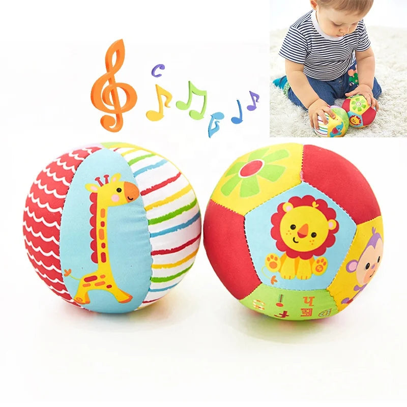Montessori Ball Baby Toys 0 to 6 Months Development Toys Sensory Games Rattle Toys for New Born Babies Learning Educational Toys