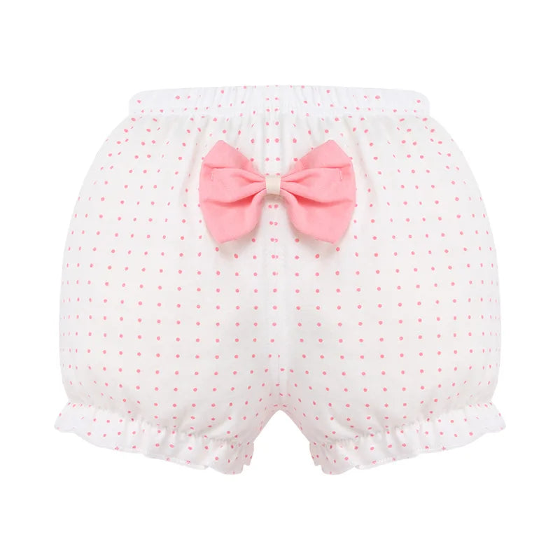Clearance 100%Cotton Baby Underpants Kids Girl Infant Fashion Stripe Bow Panties For Children High-Quality Shorts Gifts