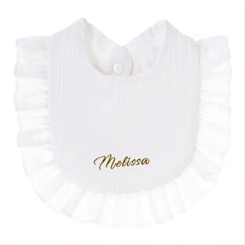 Baby Comforter Bibs Lace Cotton Newborn Accessories