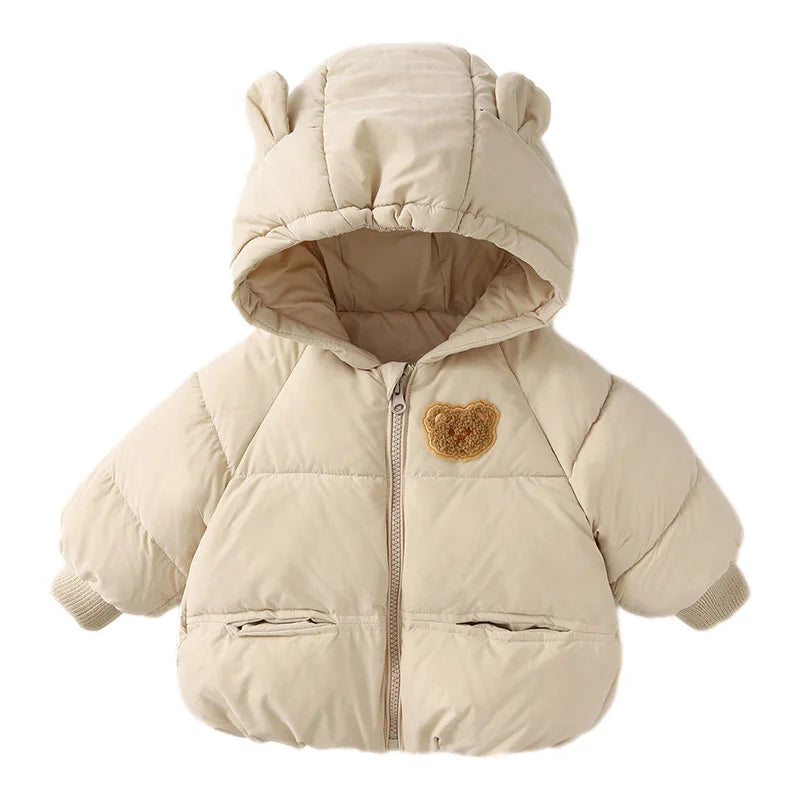 Cartoon Bear Baby Winter Coat Thicken Cotton Jacket