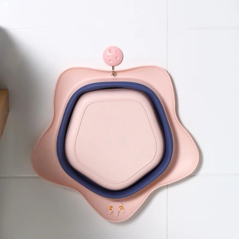 Foldable Baby Bath Tub Washbasin Thickened