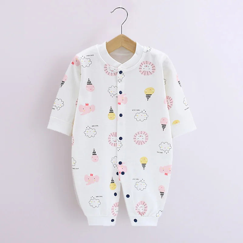 Baby Set 0-24M Neonatal Cartoon Breathable Bodysuit