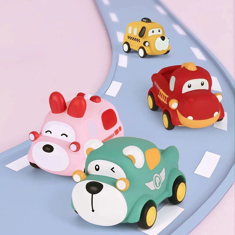 Toy Baby Car Toys Cars Soft & Sturdy Pull Back Car