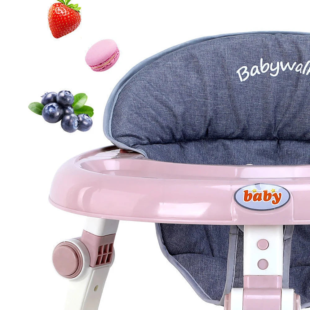 Baby Walker with Music Toys Foldable Activity Baby Walker