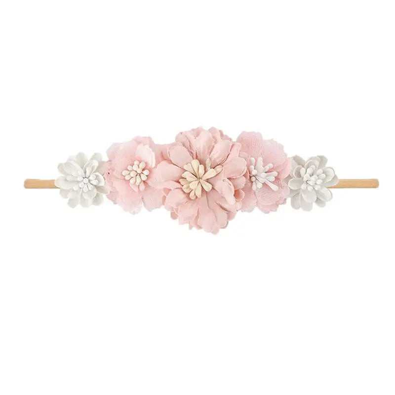 Baby Girl Newborn Elastic Flower Toddler Hair Band