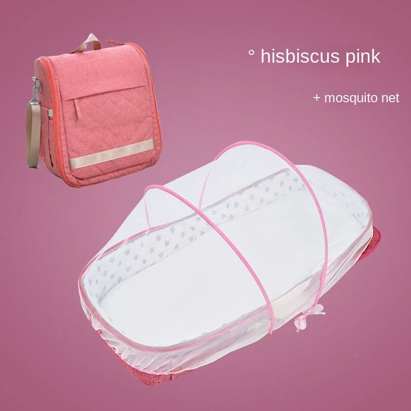 Mosquito Net Bassinet Foldable Breathable 2 In 1 Mummy Bag