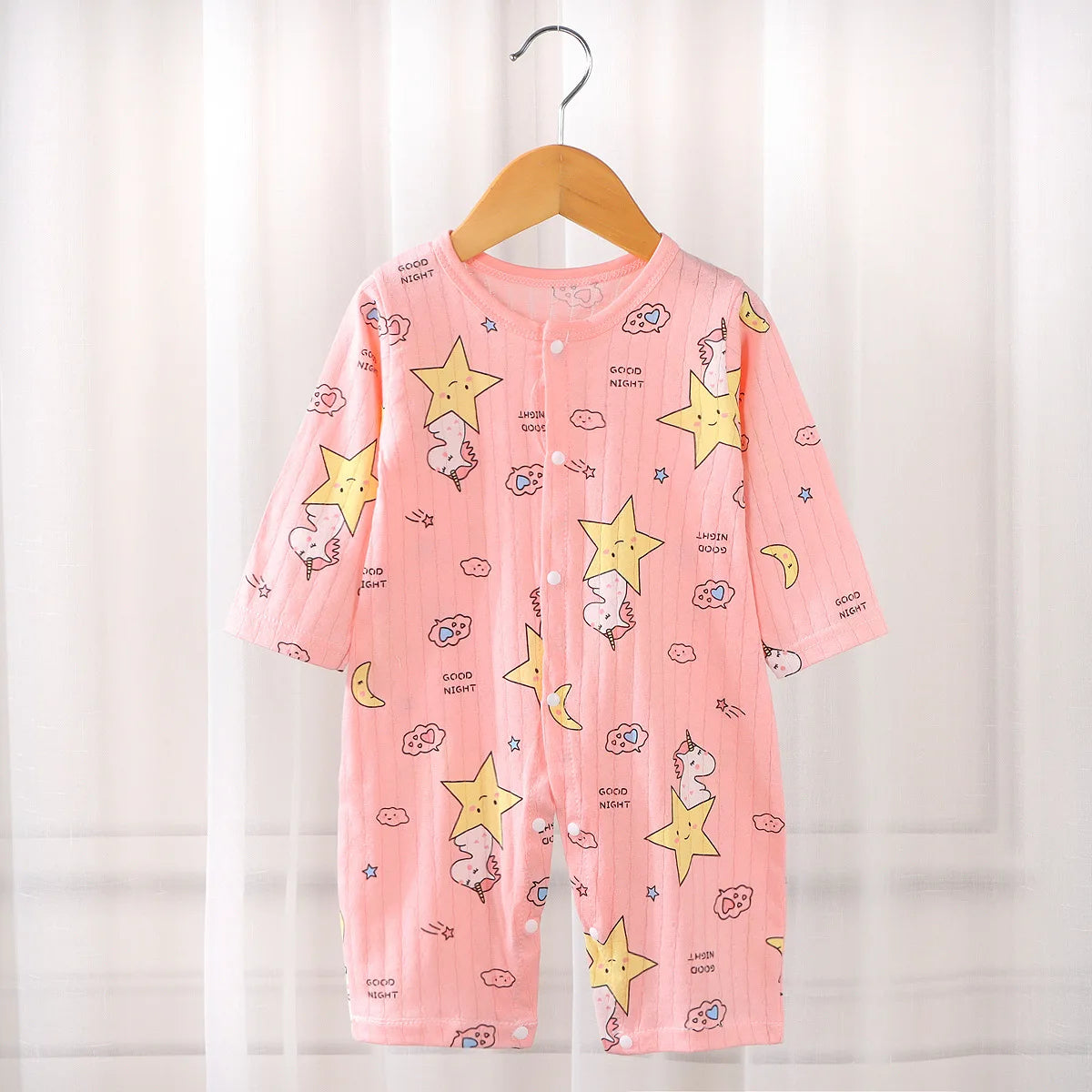 Baby Cotton Long-sleeved Sleepwear Clothing