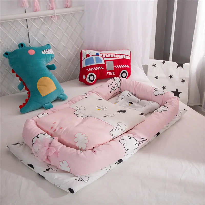 Infant Baby Nest Travel Bed Foldable Washable Newborn Mattress