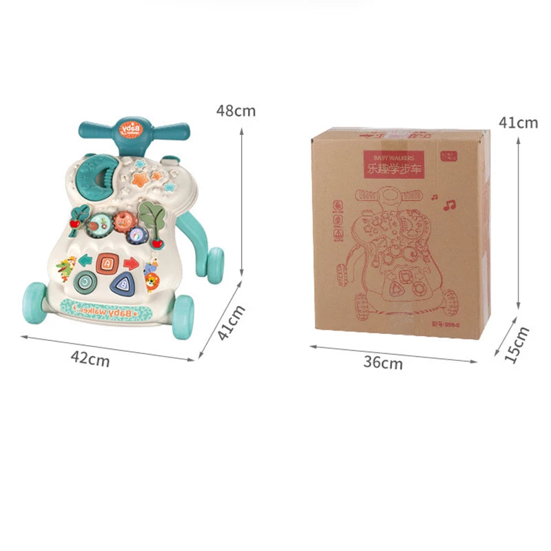 Baby Trolley Toys Multifunctional Hand Drum Music