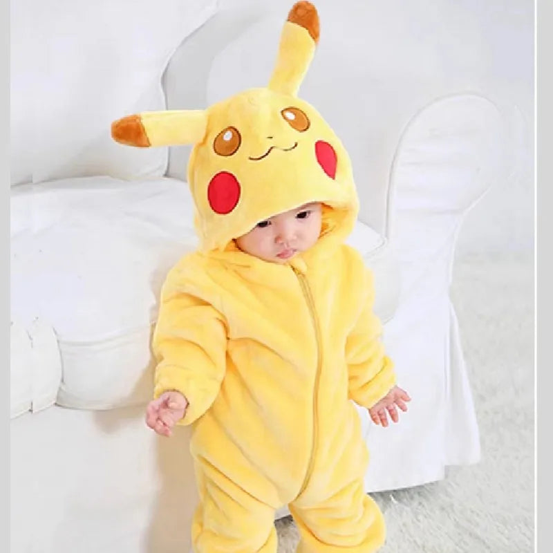 Kawaii Pokemon Pikachu Autumn Yellow Customes