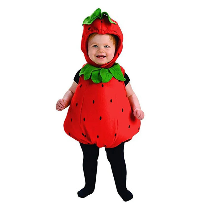 Halloween Kigurumis Strawberry Baby Custome Sets
