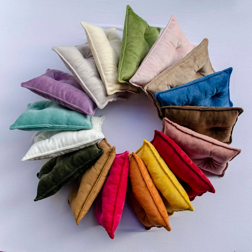 Baby Pillow Newborn  Photography Props Posing Velvet Poses Cushion  Mat  Photography Shooting  Accessories