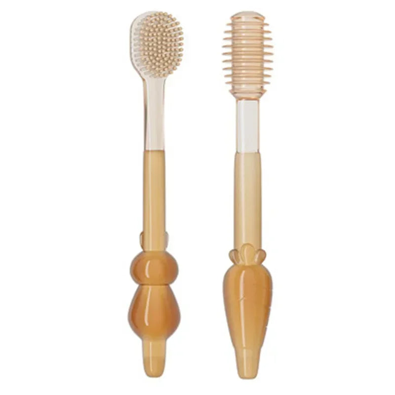 Baby Oral Care Set 360 Degree Cleaning Children Tongue Brush Kit Safe Infant Dental Care Toothbrush