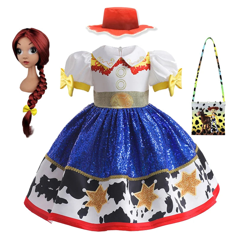 Disney Carnival Cosplay Toy Story Jessie Rapunzel Snow White Costume