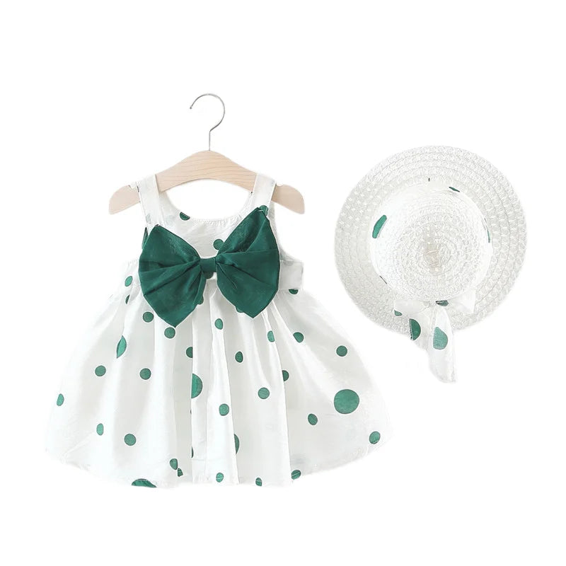 Big Bow Baby Girl Lovely Summer Dress