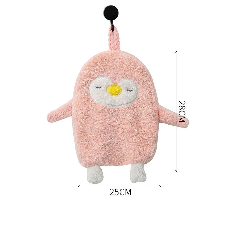 Soft Plush Penguin Bath Towel Baby Cartoon