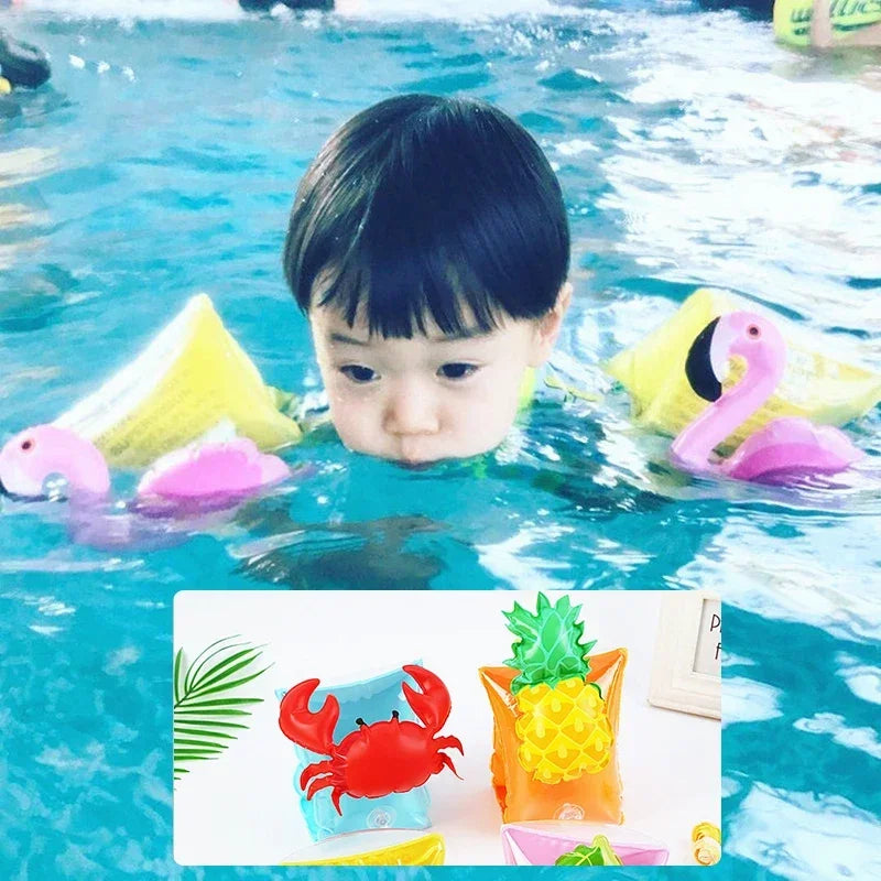 Baby Float Cartoon Arm Sleeve Life Jacket Swimsuit Foam Safety Swimming Training Floating Pool Float Kids Swimming Arm Ring