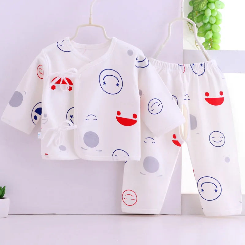 Cotton Tops+Pant 2Pcs Set Soft Underwear