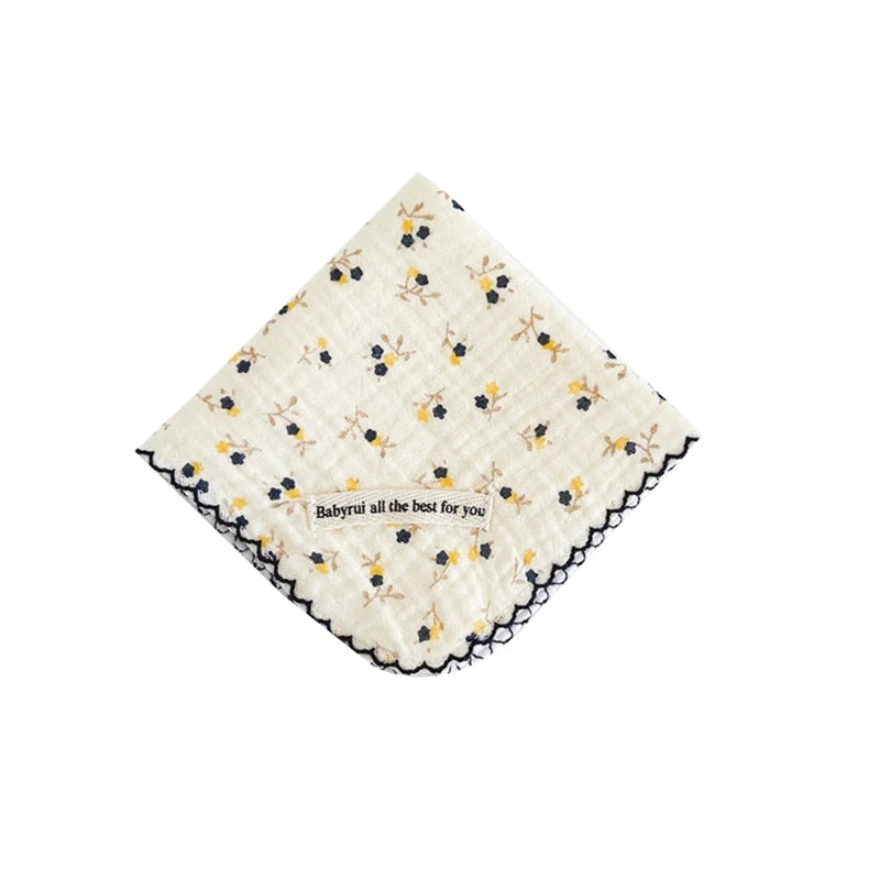 Cotton  Towel Newborn Baby Items Muslin Baby Bibs Handkerchief Soft Saliva Towel  Feeding Burp Cloths Facecloth