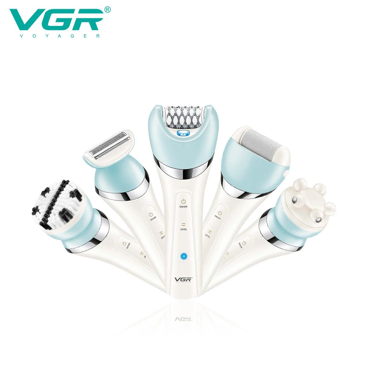 VGR Hair Epilator Electric Lady Shaver Underarms Leg Body Hair Removal Tool Bikini Epilator Portable Epilator for Women V-703