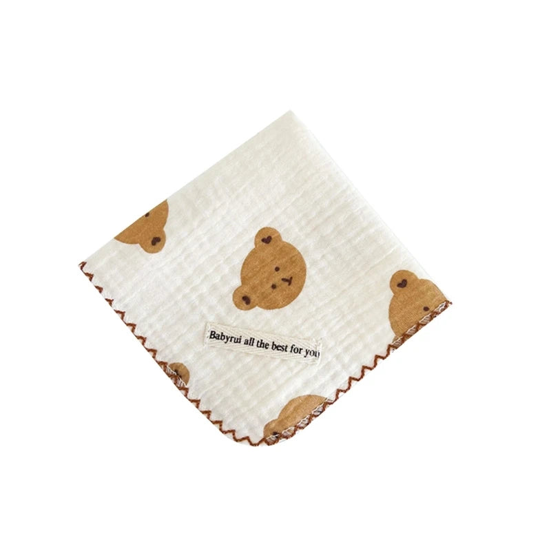 Cotton  Towel Newborn Baby Items Muslin Baby Bibs Handkerchief Soft Saliva Towel  Feeding Burp Cloths Facecloth