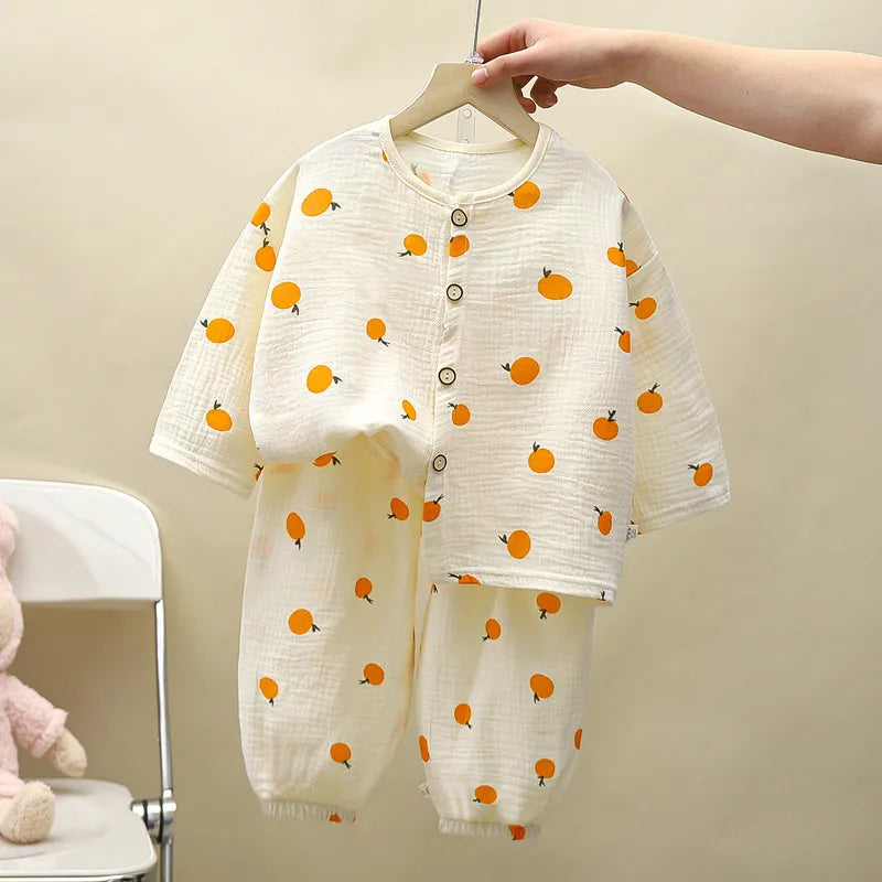 Baby Cotton Home Wear Outfit Set  0-10T