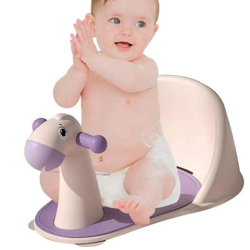Baby Shower Chair Compact Baby Bath Seat With Ultra Strong Suction Cups Non-slip Padding Infant Seat Baby Bath Tub Supplies
