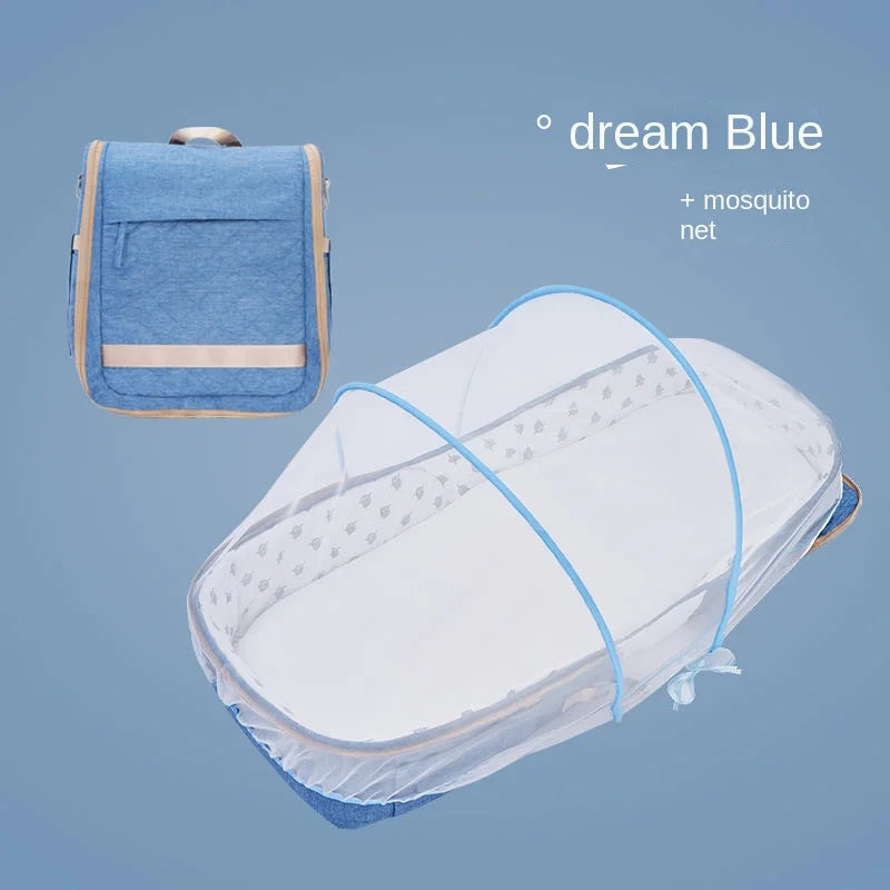 Mosquito Net Bassinet Foldable Breathable 2 In 1 Mummy Bag