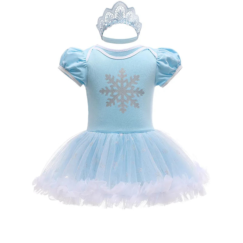 Baby Disney Mermaid Snow White Elsa Cinderella Costume