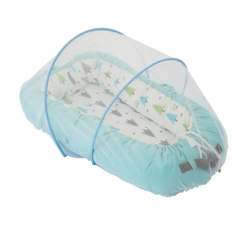 Baby Crib Foldable Infant Bed Mosquitoe Net