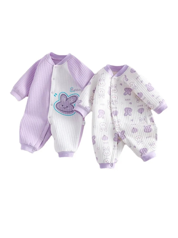 Baby Rompers for Kids Girls Boys Long Sleeve Bodysuit & One Piece Longuewear Single Piece Underwear Jumpsuit 5-day Shipping