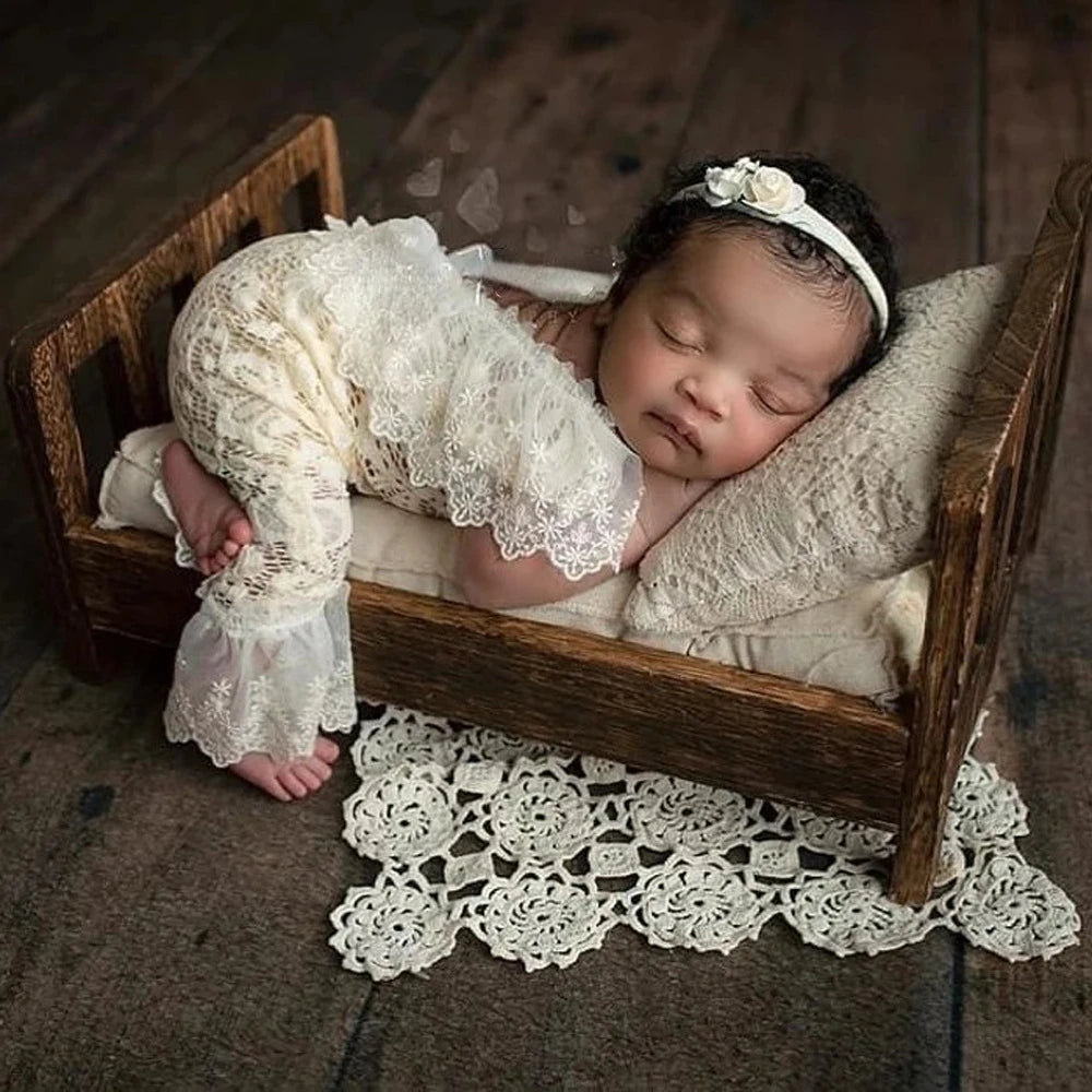 Baby Girl Dress Newborn Photography Props Lace Outfit   Romper Baby Fotografia Accessories
